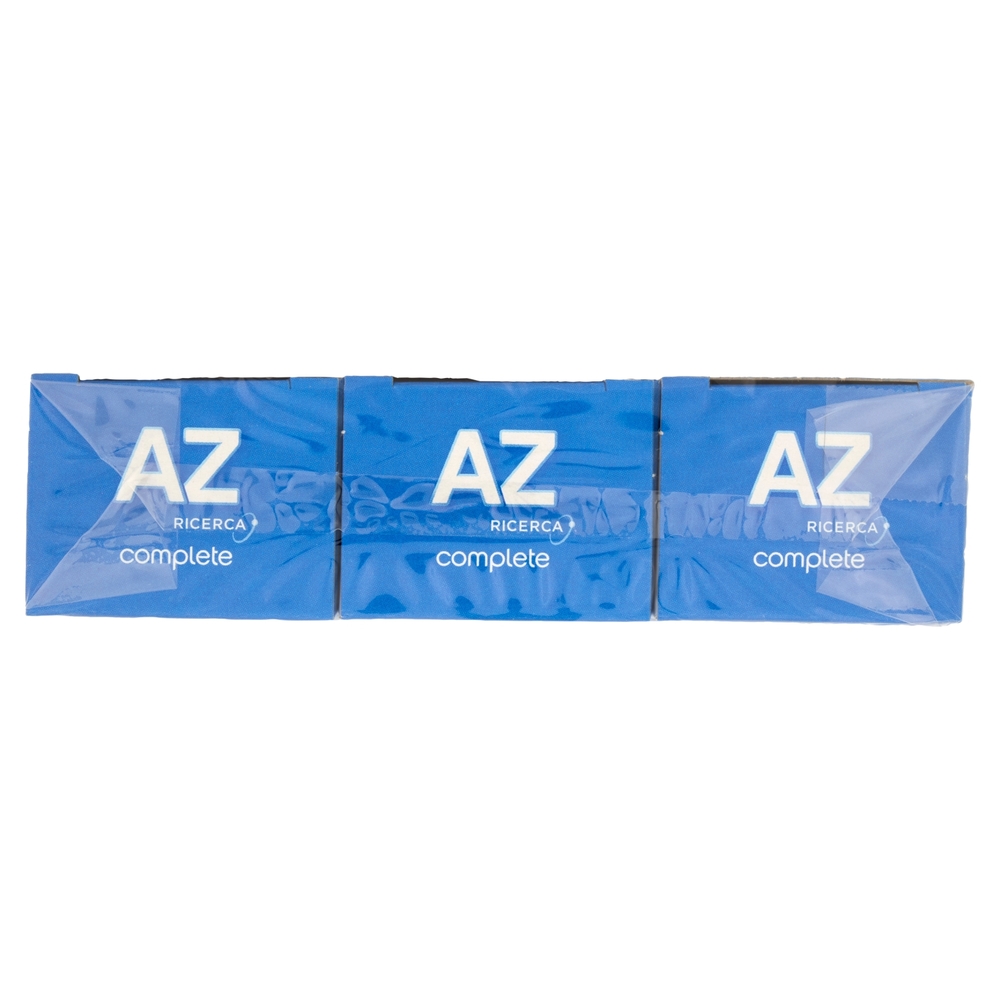 AZ Ricerca Dentifricio Complete Plus Protezione e Pulizia Menta Fresca 3 x 65 ml